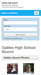 Mobile Screenshot of galileohighschool.org